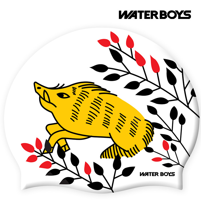 WTB-3206 칠돼지 워터보이즈 실리콘 수모 수영모 수영용품
