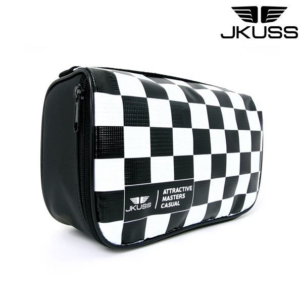 JF3TBK035B 체커보드 파우치 블랙 제이커스 손가방 수영용품