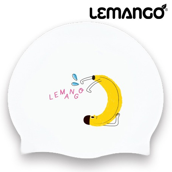 LGNSC61002146-WHITE 르망고 Banana Handstand 실리콘 수모