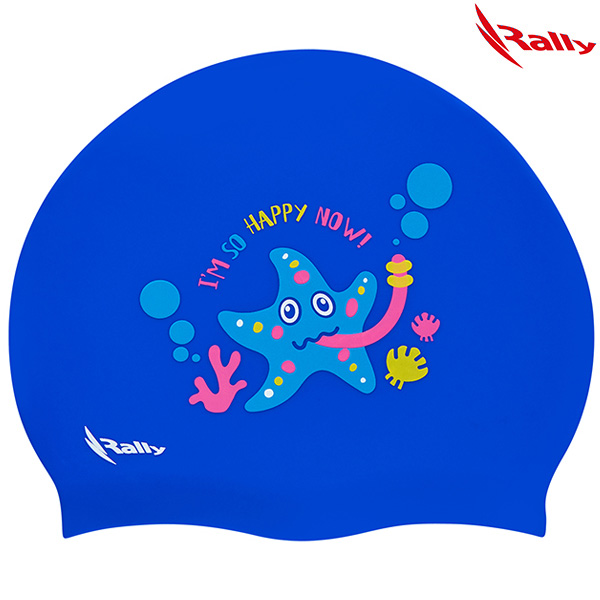 NRUC184-BLU 랠리 RALLY 실리콘 수모 수영모