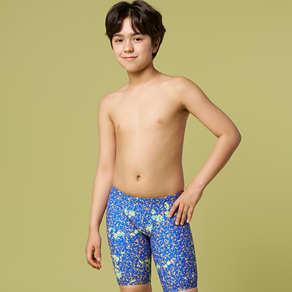 OSBH692-BLU 5부 연습용스판 아동 수영복